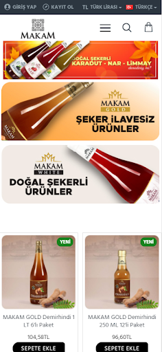 Android application Makam İçecek screenshort