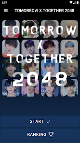 Captura de Pantalla 1 TOMORROW X TOGETHER 2048 Game android