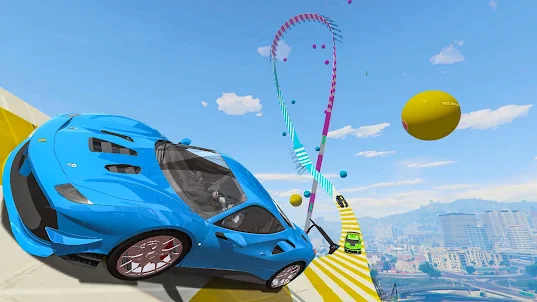 Crazy Mega Ramp Car Stunt 3D