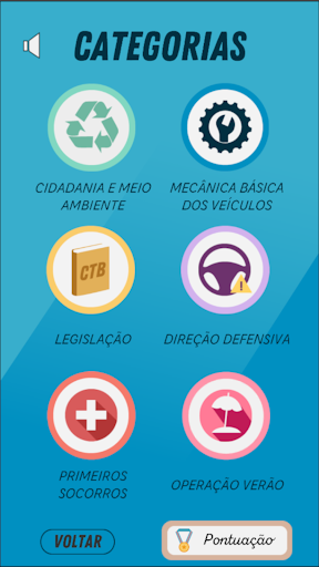 Android application Quiz Detran screenshort
