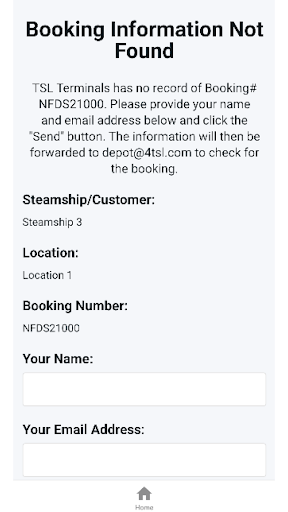 TSL Booking Lookup Screenshot 3 - AppWisp.com