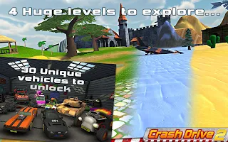 Crash Drive 2 (Unlimited Money, Levels, Speed) v3.90 v3.90  poster 18