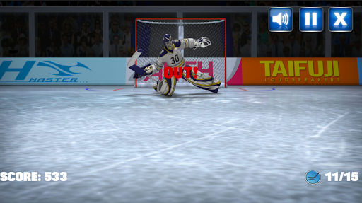 Casual Hockey Shoot Screen 2