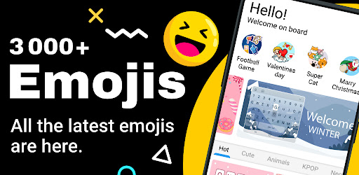 Cute Emoji: keyboard, sticker