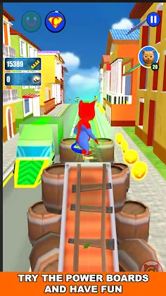Super Hero Cat Run - Screenshot 4