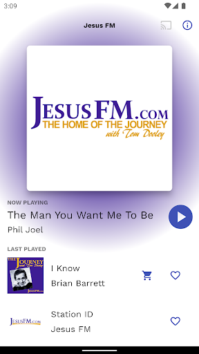 Android application Jesus FM screenshort