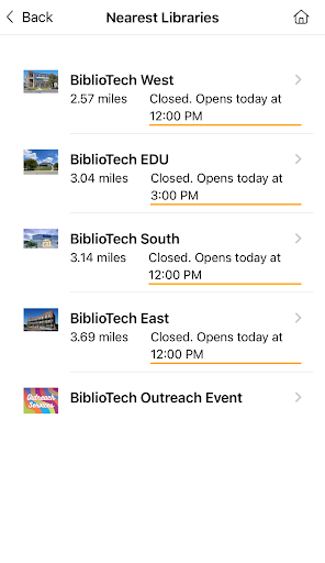Screenshot of BiblioTech Public Library