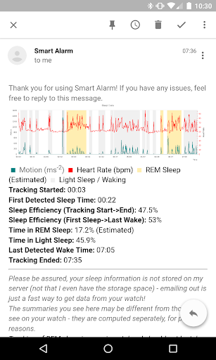 Android application Smart Alarm and Sleep Tracker screenshort
