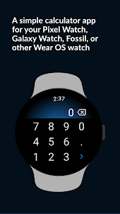 Calculator for Wear OS