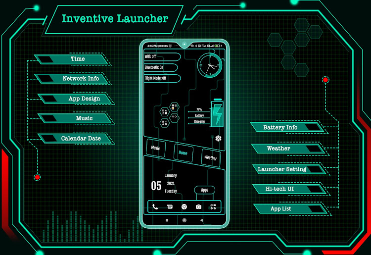 Classy Hitech Launcher - 17.0 - (Android)