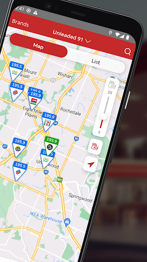 ServoTrack - Petrol Prices Screen 2