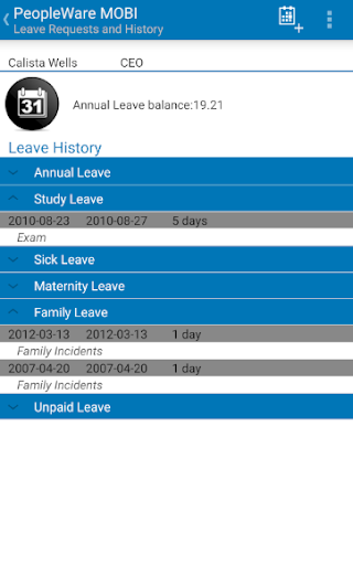 PeopleWare MOBI Screen 3