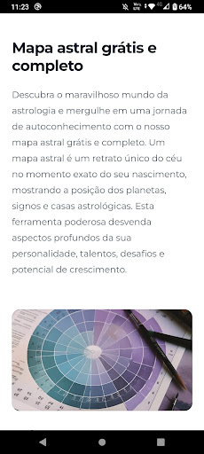 Astral Mapa Screen 2