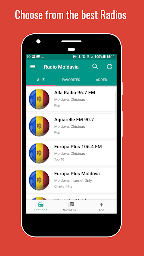 Android application Radio Moldova Music and News screenshort