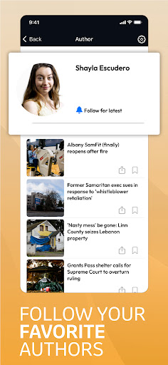 Android application Gazette Times screenshort