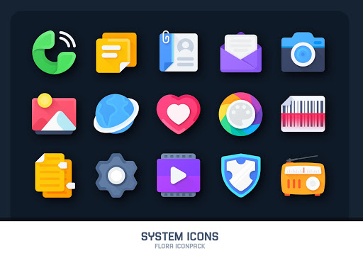 Flora: Material Icon Pack