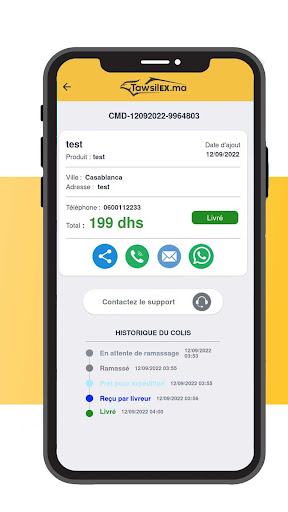 Tawsilex: Livraison à domicile Screen 3