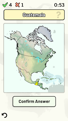 North American Countries Quizのおすすめ画像1