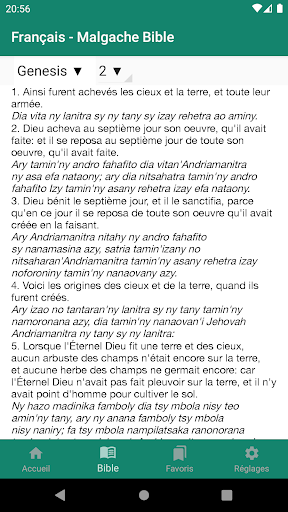 French - Malagasy Bible Screen 2