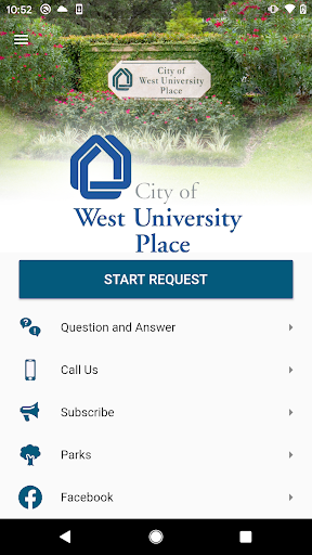 Android application Click West U screenshort