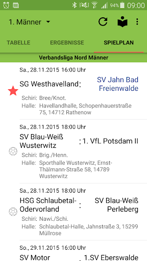 SV Jahn Bad Freienwalde Handba Screen 2