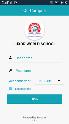 Android application Luxor World School Dindigul screenshort