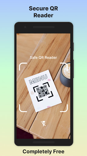 Android application Safe QR Reader screenshort