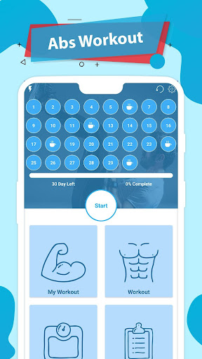 Abs workout for men - 30 day fitness challenge