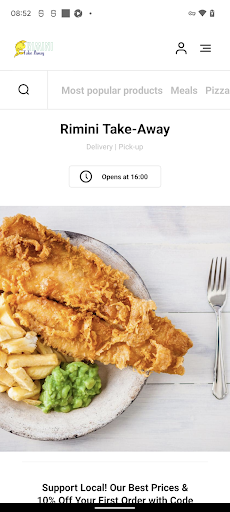 Android application Rimini Take-Away Whitehall screenshort
