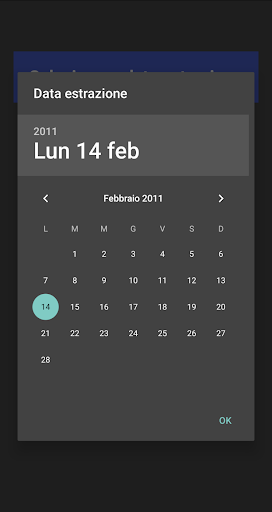 Android application I numeri di Rutilio screenshort