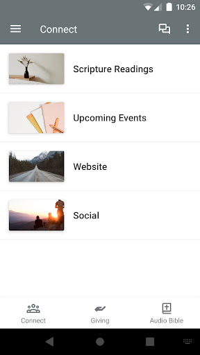 Android application Harvest Barn Church screenshort