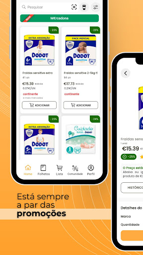 Android application Super Save Preços mais baixos screenshort