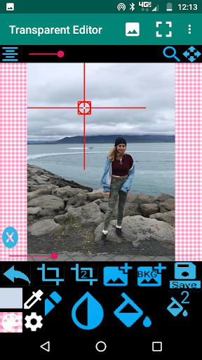 Android application Transparent Background screenshort