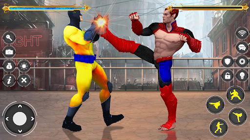 Android application Kung Fu Karate Superhero Games screenshort