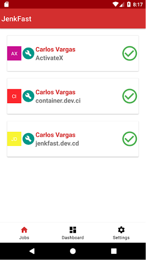 Jenkfast Screen 2