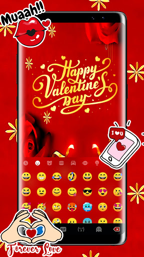 Red Love Valentines Theme Screen 3