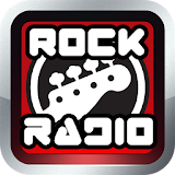 Radio rock music icon
