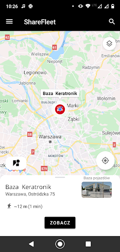 Android application ShareFleet screenshort