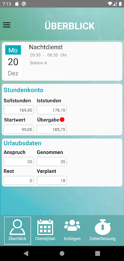 Klages App SelfService Screen 2