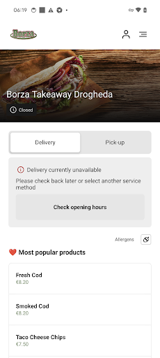 Borza Takeaway Drogheda