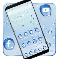 Simple Blue Water Drop Theme