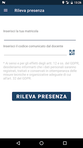 UNISA Lezioni Screen 3