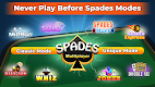 screenshot of Spades: card game online