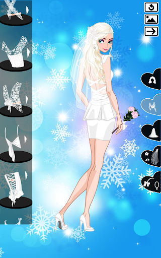 u2744 Icy Wedding u2744 Winter frozen Bride dress up game screenshots 8