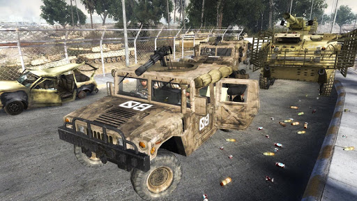 Android application Army Games: Military Car Shoot screenshort