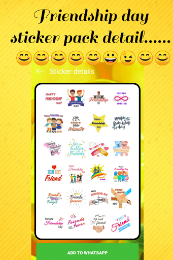 Friendship Day WAStickerApps