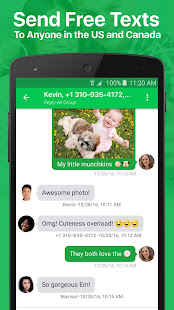 textPlus: Free Text & Calls 7.7.5 Screenshots 1