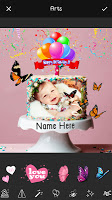 screenshot of Name Picture on Birthday Cake