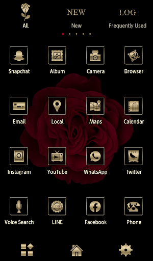 Red Rose Theme +HOME Screen 3