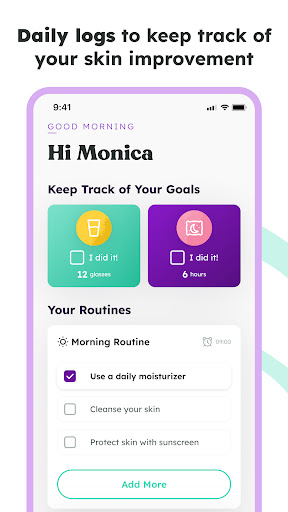 Pure Skincare Tracker: Habit Screen 2